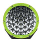 9” Round - 160w LED Driving Lamps Kit - (Green / Black Bezel) Driving Lights