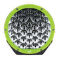 9” Round - 160w LED Driving Lamps Kit - (Green / Black Bezel) Driving Lights