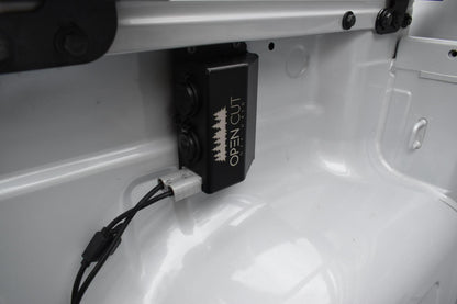 Open Cut Off-Grid Surface Mount Aux Panel (Silver)