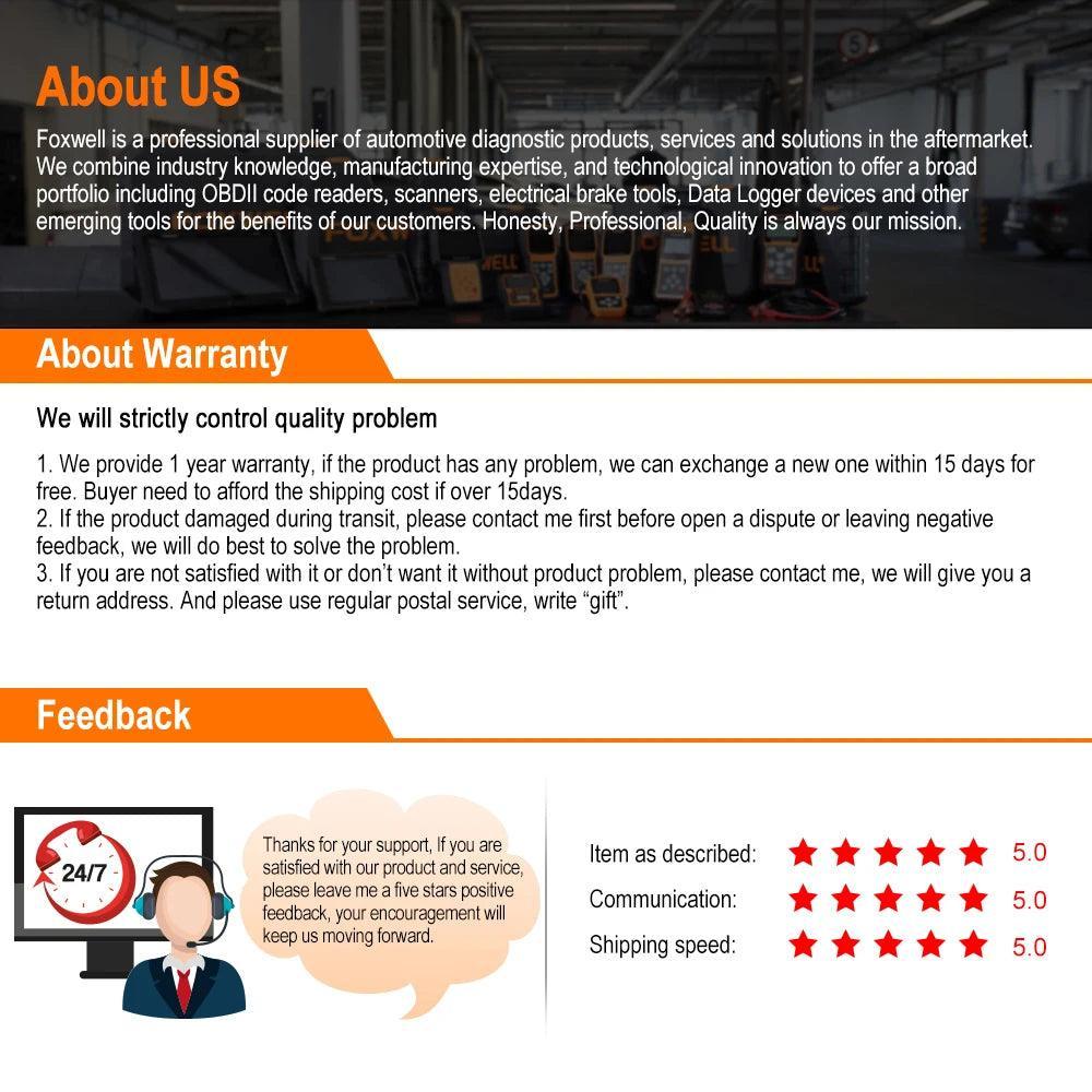 FOXWELL NT650 Elite OBD2 Automotive Scanner