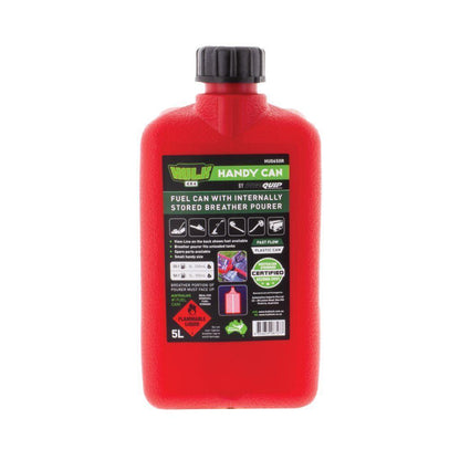 5 Litre Plastic Handy Fuel Can Hulk 4x4