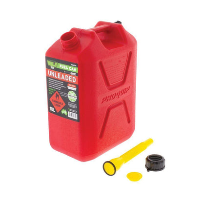 Fast Flow Plastic Fuel Can - Unleaded 10 Litre Hulk 4x4