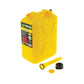 10 Litre Fast Flow Plastic Diesel Jerry Can (Yellow)