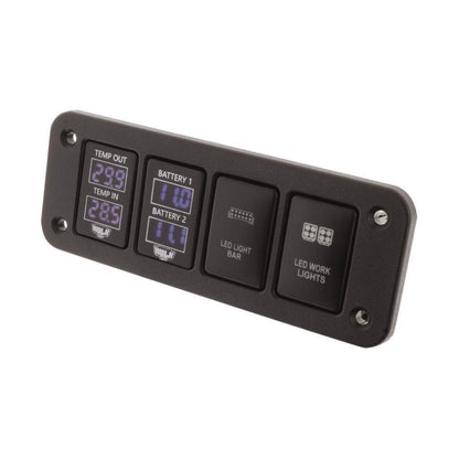 Quad Flush Mount Switch Panel - Early Toyota Hulk 4x4