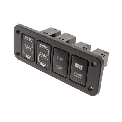 Quad Flush Mount Switch Panel - Early Toyota Hulk 4x4