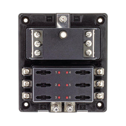 6 Way Weather-Proof Blade Fuse/Distribution Box Hulk 4x4