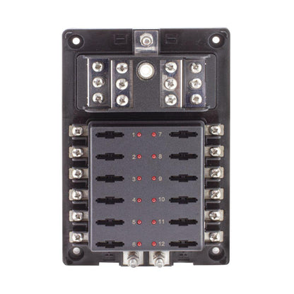 12 Way Weather-Proof Blade Fuse/Distribution Box