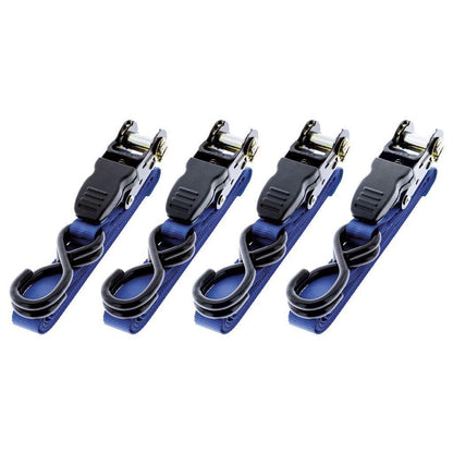 Ratchet Tiedown Straps (4PK) Hulk 4x4
