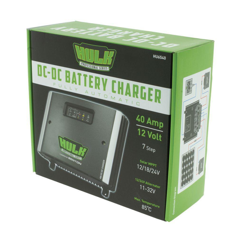 DC-DC Fully Automatic Battery Charger - 40 Amp 12V