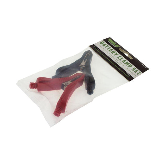 Battery Clamps Set - Insulated Positive and Negative - Twin Pack