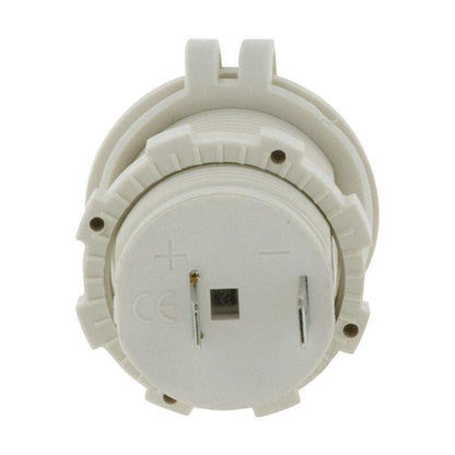Accessory Power Socket White 12/24V 20A @12V Non Led Hulk 4x4
