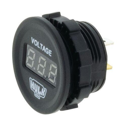 Voltmeter 5-30V DC Green Led 29MM Dia Hulk 4x4