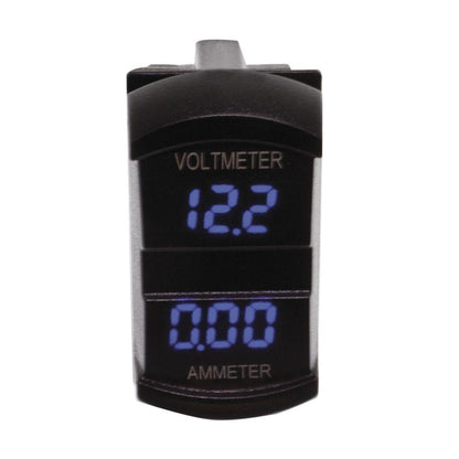 Switch Size Dual Voltmeter & Ammeter Hulk 4x4