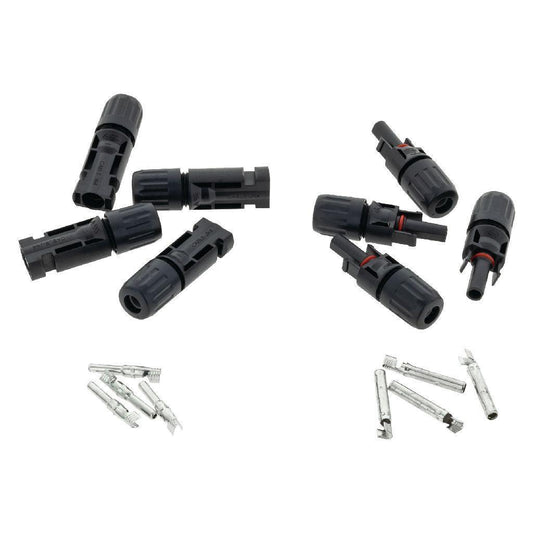 Male & Female MC4 Solar PV Connector - 10PK