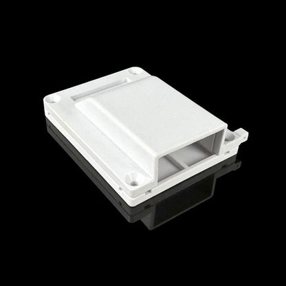 Slimline Single Surface Mount 50A Anderson Plug Housing White Open Cut Off-Grid