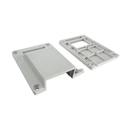 Slimline Single Surface Mount 50A Anderson Plug Housing White Open Cut Off-Grid