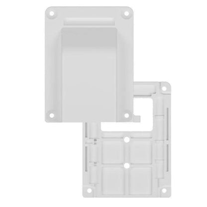 Slimline Single Surface Mount 50A Anderson Plug Housing White Open Cut Off-Grid