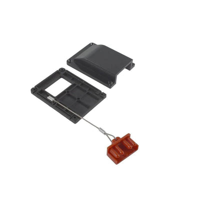 Slimline Single Billet Surface Mount 50A Anderson Plug Housing