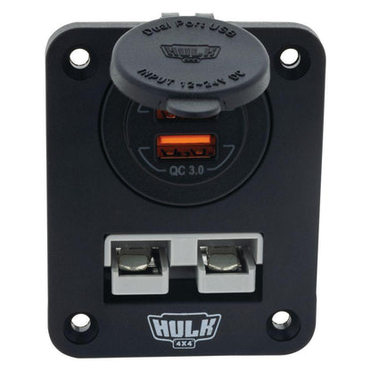 Double Flush Mount Housing With 50A Plug Hulk 4x4