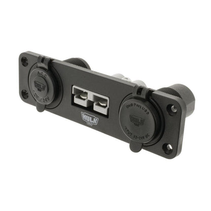 Triple Flush Mount Housing W/ 50A Plug Accessory Socket & Dual USB Hulk 4x4