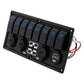 8 Way Switch Panel With 50A Plugs ACC Power Socket & USB