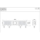 15” Dual Row Laser Led Driving Lamp Lightbar 9 - 36 Volt 95 Watt