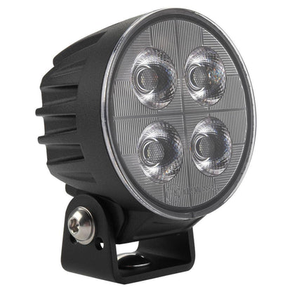 Led Round Flood Beam Worklamp 9 - 36V 4 Led’s 3,800 Lumens