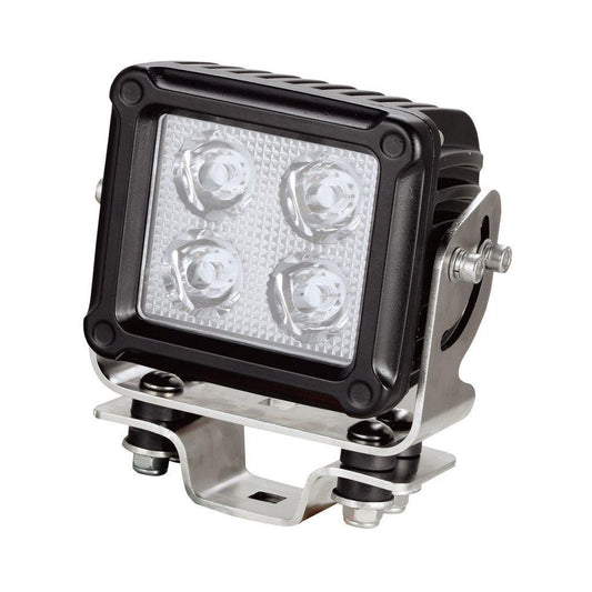 Led Square Worklamp Spot Beam 9 - 36V 60W 4 Led’s Black HSNG 6,380 Lumens IP69K