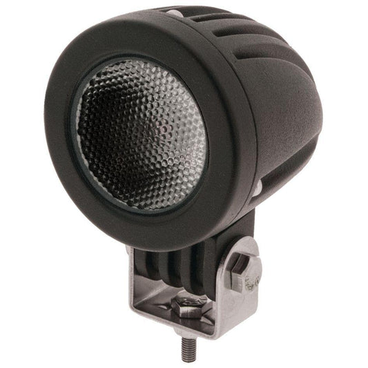 Led Round Worklamp Flood Beam 9 - 36V 10W 1 Led Black Hsng 1,000 Lumens