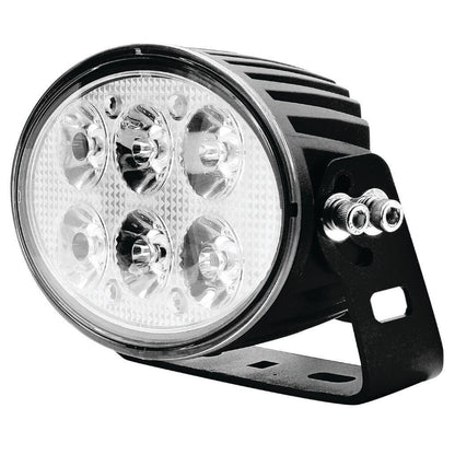 Led Oval Worklamp Flood Beam 10- 60V 60W 6 Led’s Black Hsng 6,600 Lumens
