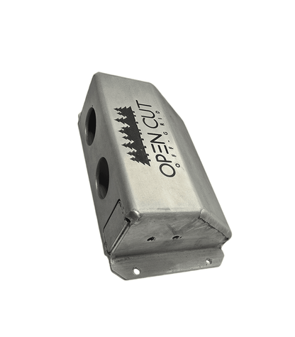 Open Cut Off-Grid Surface Mount Aux Panel (Silver)