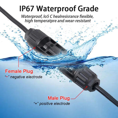 Solar Connector to XT60I- F Adapter 12AWG Cable Connect Solar Panel Charge Cable 1/2/3M for Generator Portable Power Station