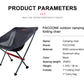 PACOONE Camping Fishing Folding Chair Tourist Beach Chaise Longue Chair for Relaxing Foldable Leisure Travel Furniture Picnic