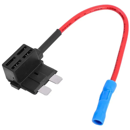 12V 24V Car Fuse Blades Holder Circuit Adapter Protector Splitter ATM APM Tap Micro Connector Truck Automobile Accessories Open Cut Off-Grid