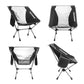 Travel Ultralight Folding Aluminum Chair Superhard High Load Outdoor Camping Portable Beach Hiking Picnic Seat Fishing Chair