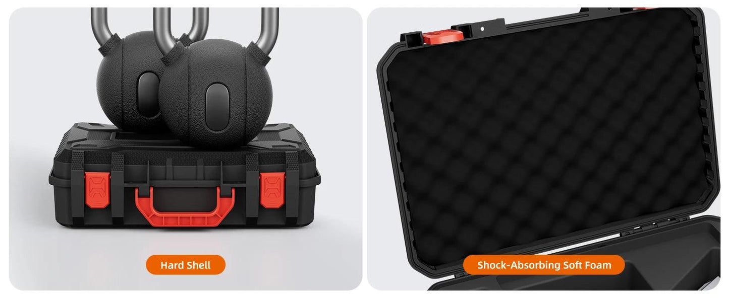 Starlink Mini Case Hard Waterproof Travel Case for Mini Starlink with Molded Foam for Mini Accessories Standable Storage Bag