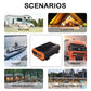 FCHAO 6000W Pure Sine Wave Inverter, 12/24/48V to 220V Converter, AU Socket, LCD Display & Remote Control,for Home, Camping, RV