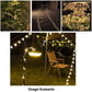 LED Rechargeable Camping Lamp Atmosphere 10M IPX4 Waterproof Recyclable Light Belt Outdoor Garden Decoration Lamp for Tent Room