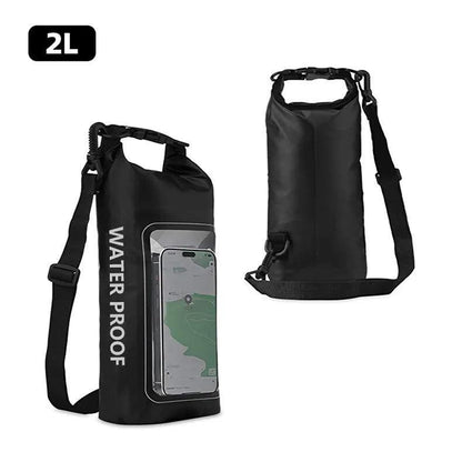 2L Dry Bag Touch Screen Waterproof Bags For Trekking Drifting Rafting Surfing kayak Outdoor Sports Bags Camping Equipment XA394Q Open Cut Off-Grid