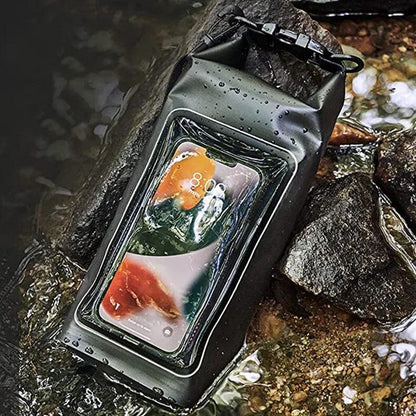 2L Dry Bag Touch Screen Waterproof Bags For Trekking Drifting Rafting Surfing kayak Outdoor Sports Bags Camping Equipment XA394Q Open Cut Off-Grid