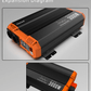 FCHAO 6000W Pure Sine Wave Inverter, 12/24/48V to 220V Converter, AU Socket, LCD Display & Remote Control,for Home, Camping, RV