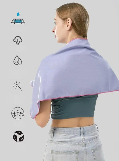 Quick-Drying Sports Towel 40x80CM Blue Grey Green Orange Swimming Gym Fitness Camping Running Beach Washcloth Towels Open Cut Off-Grid