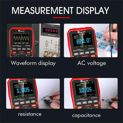 2 In 1 Digital Multimeter & Oscilloscope Open Cut Off-Grid