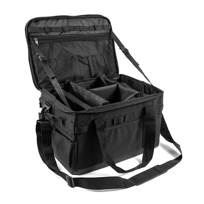 Large Zipper Camping Bag Anti-crash Stove Cookware Carrying Bag Multifunctional Durable Camping Accessories Storage Organizer Open Cut Off-Grid