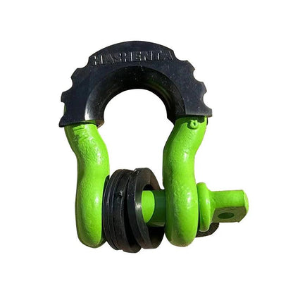 Anti-Rust Bow Shackle 5/8" D-Ring Shackle 42,990lbs Break Strength with Isolator &Washers Kit for Jeep Off-Road Vehicle Recovery Open Cut Off-Grid
