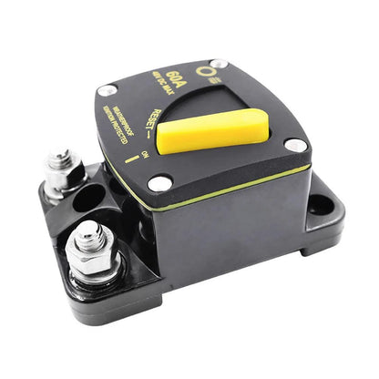 50A 60A 80A 100A 150A 200A 250A 300A AMP Circuit Breaker Fuse Reset 12-48V DC Breaker Waterproof 2022 Open Cut Off-Grid