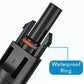 Y&H 2 Pairs Male＆Female Waterproof Plug PV Cable Connector for Solar Inverter Panels PV Systems and Wire Connection