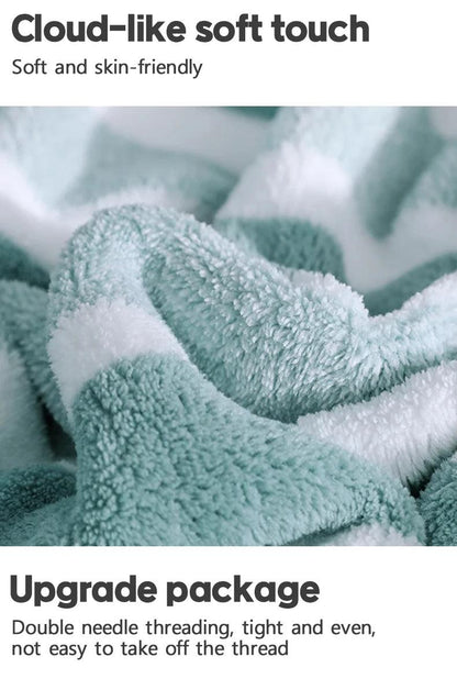 1 Pc Thickened Absorbent Bath Towel Soft Face Towel Open Cut Off-Grid
