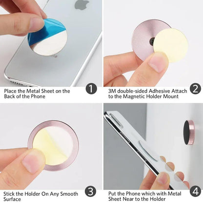 Magnetic Car Phone Holder Universal Car Phone Stand for iPhone Xiaomi Huawei Samsung Dashboard Wall Mounted Car Magnet Sticker