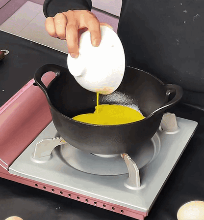 Cast Iron Pot Uncoated And Non Stick wok Casserole kitchen cooking pot cast iron skillet Cookware wok pan fry pan Open Cut Off-Grid